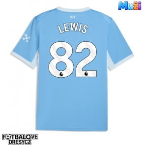 Manchester City Rico Lewis #82 Domácí Dres 2026-27 Krátký Rukáv Manchester City Rico Lewis #82 Domácí Dres 2026-27 Krátký Rukáv